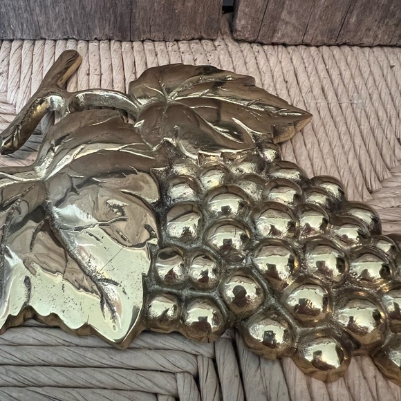 Bom bay Solid Brass Sconce Candle Holder Brass GRAPES - Picture 8 of 11